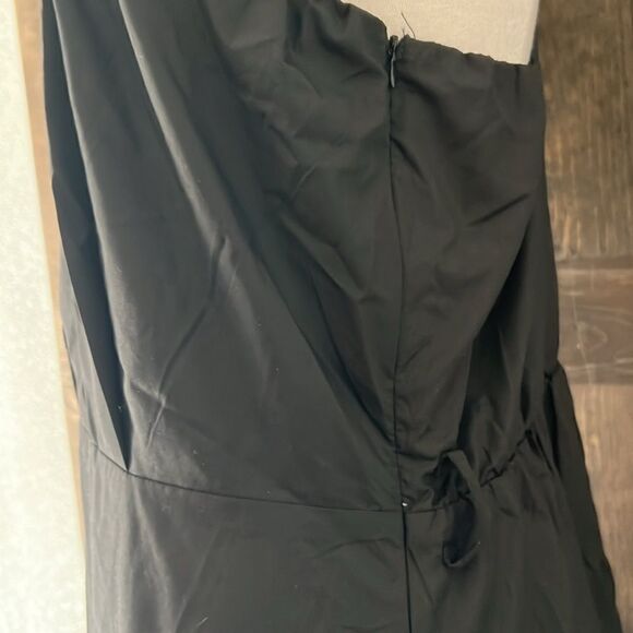 NWT ZESICA ONE SHOULDER EMPIRE WAIST RUFFLE MAXI DRESS - Picture 7 of 12
